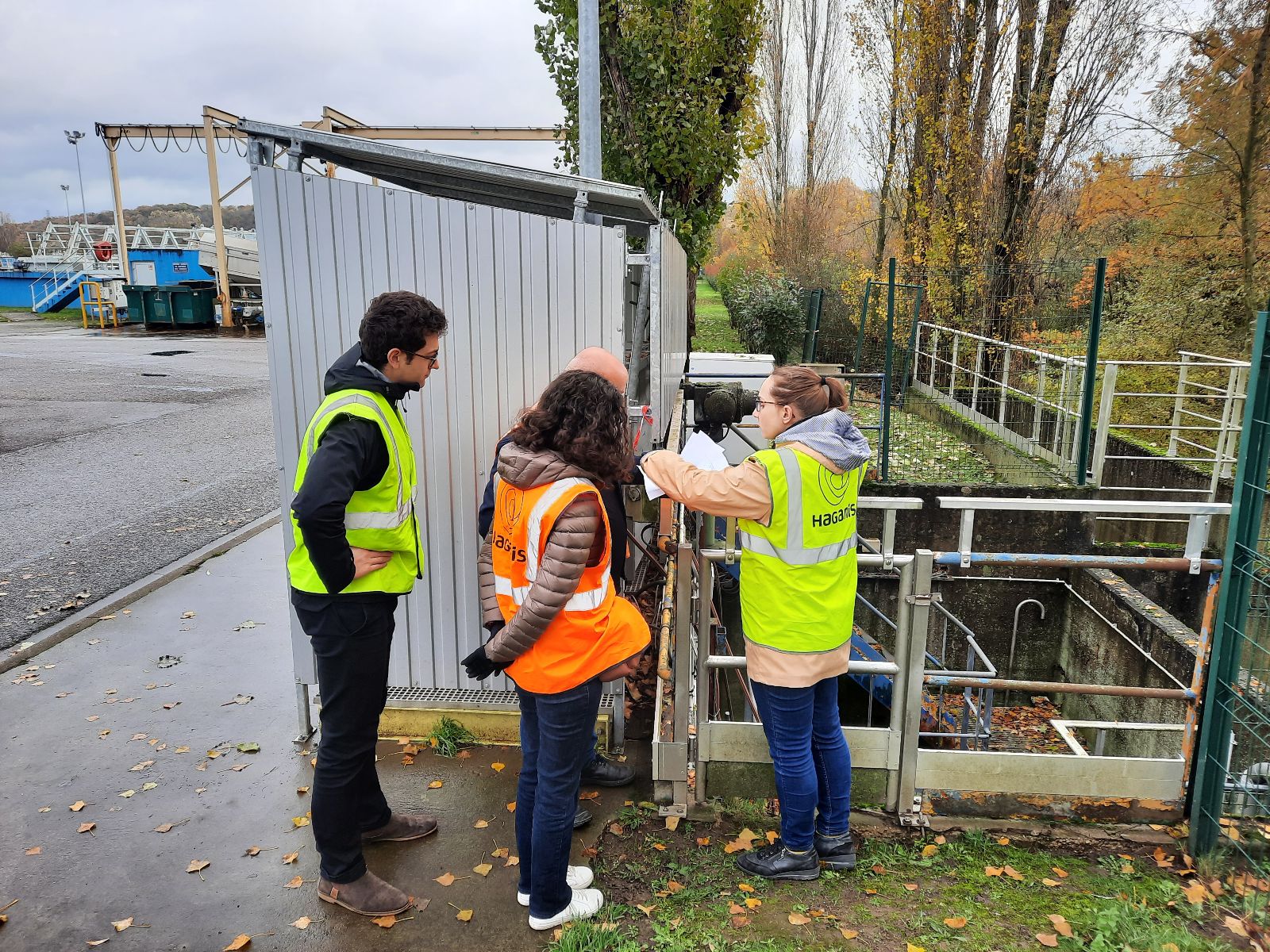 Formation sur la mesure du débit en assainissement sur le terrain à Metz, donné par 3D EAU