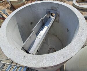 Installation d'un piège à charriage à Montmeyran